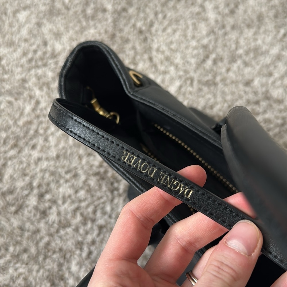 Dagne Dover Signature Tote in Onyx Black - Picture 10 of 11